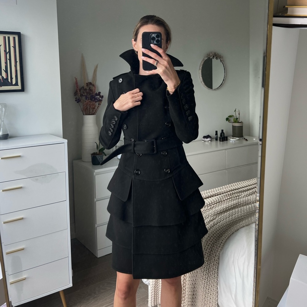 Vintage style Burberry coat